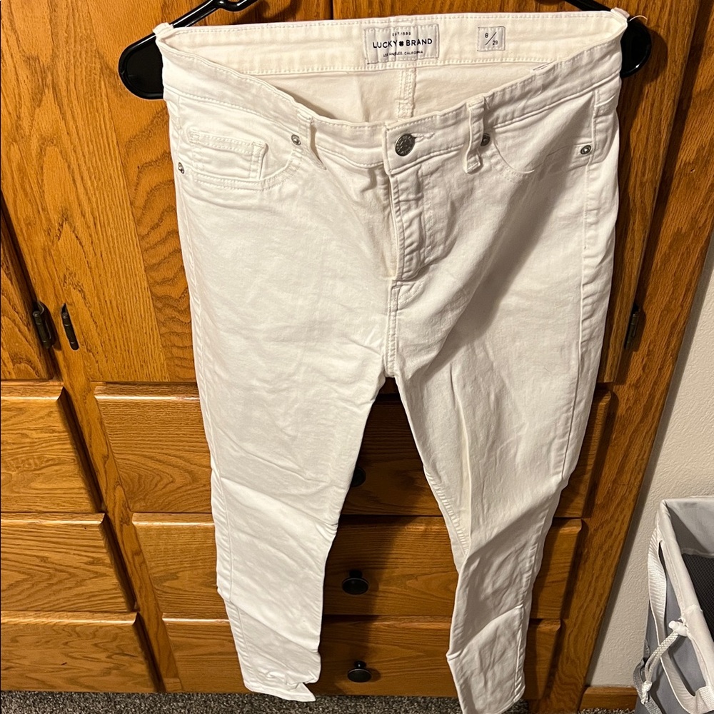 Lucky Brand Women's Cream Skinny Jeans